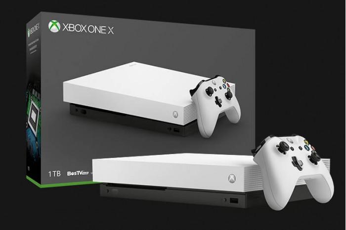 国行xbox one x冰雪白及渐变金特别版开售