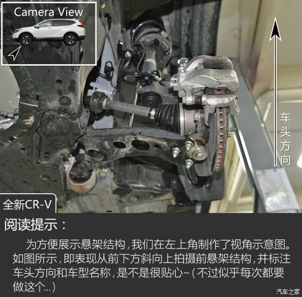 有针对性的优化 全新本田cr-v底盘解析