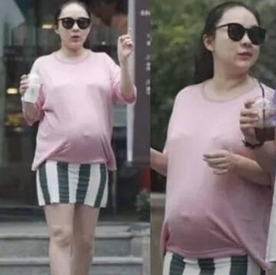 女星孕照:杨幂腹部平平,杨颖谢娜肚子尺寸大,霍思燕身体变水桶