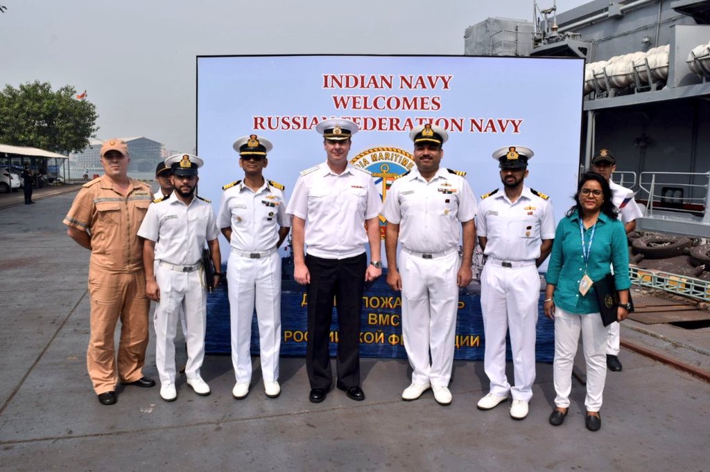 俄罗斯和印度因陀罗2018联合海上军演闭幕