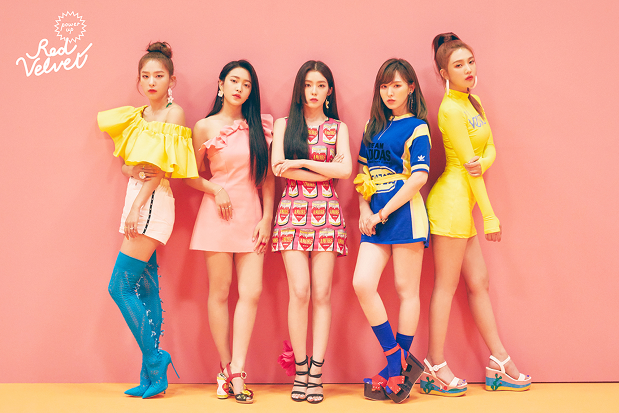 red velvet《power up》两冠王!数码下载综合榜两周连续1位