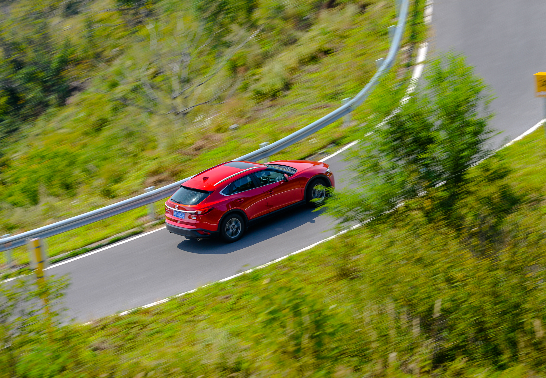 驾驭快感 骑士山路体验一汽马自达cx-4