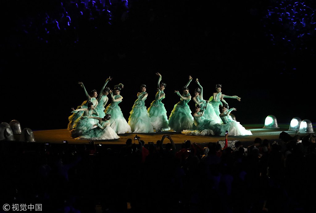 2018亚运会闭幕式 杭州8分钟惊艳亮相