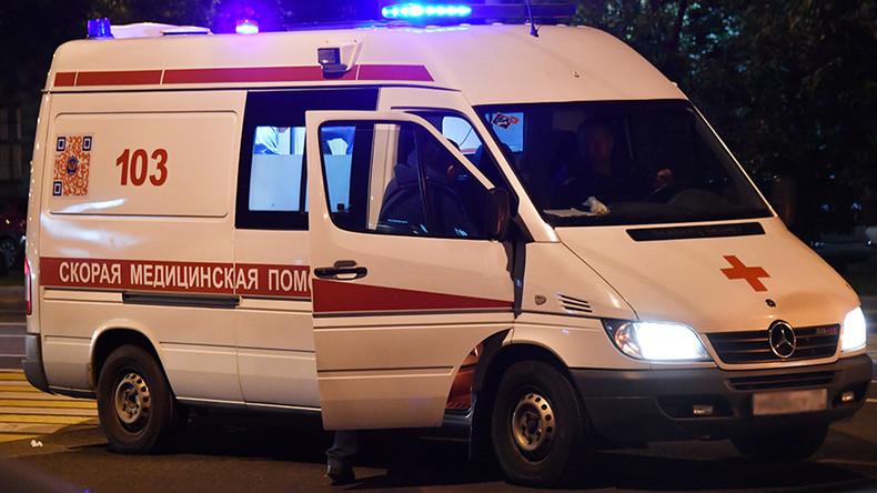 枪案发生后救护车出动 (图源:卫星新闻网/今日俄罗斯)