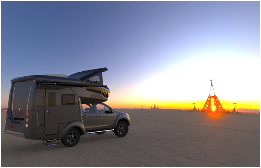 首款智能互联房车寻星nx585亮相房车展