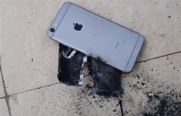 一台iphone 6s在越南发廊起火爆炸