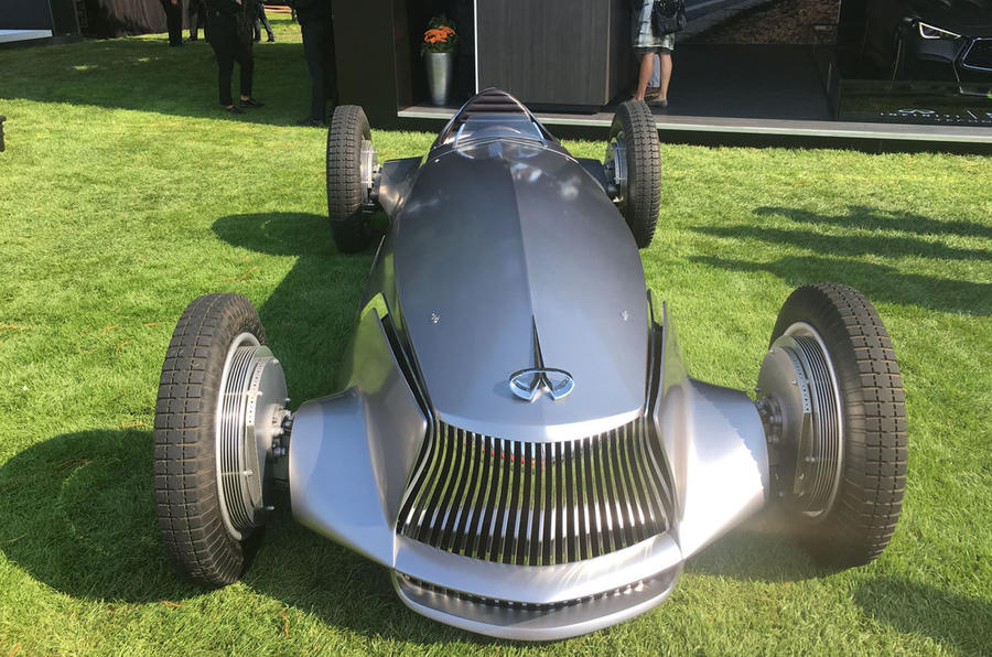 英菲尼迪prototype 9复古电动概念车亮相 5.5秒破百