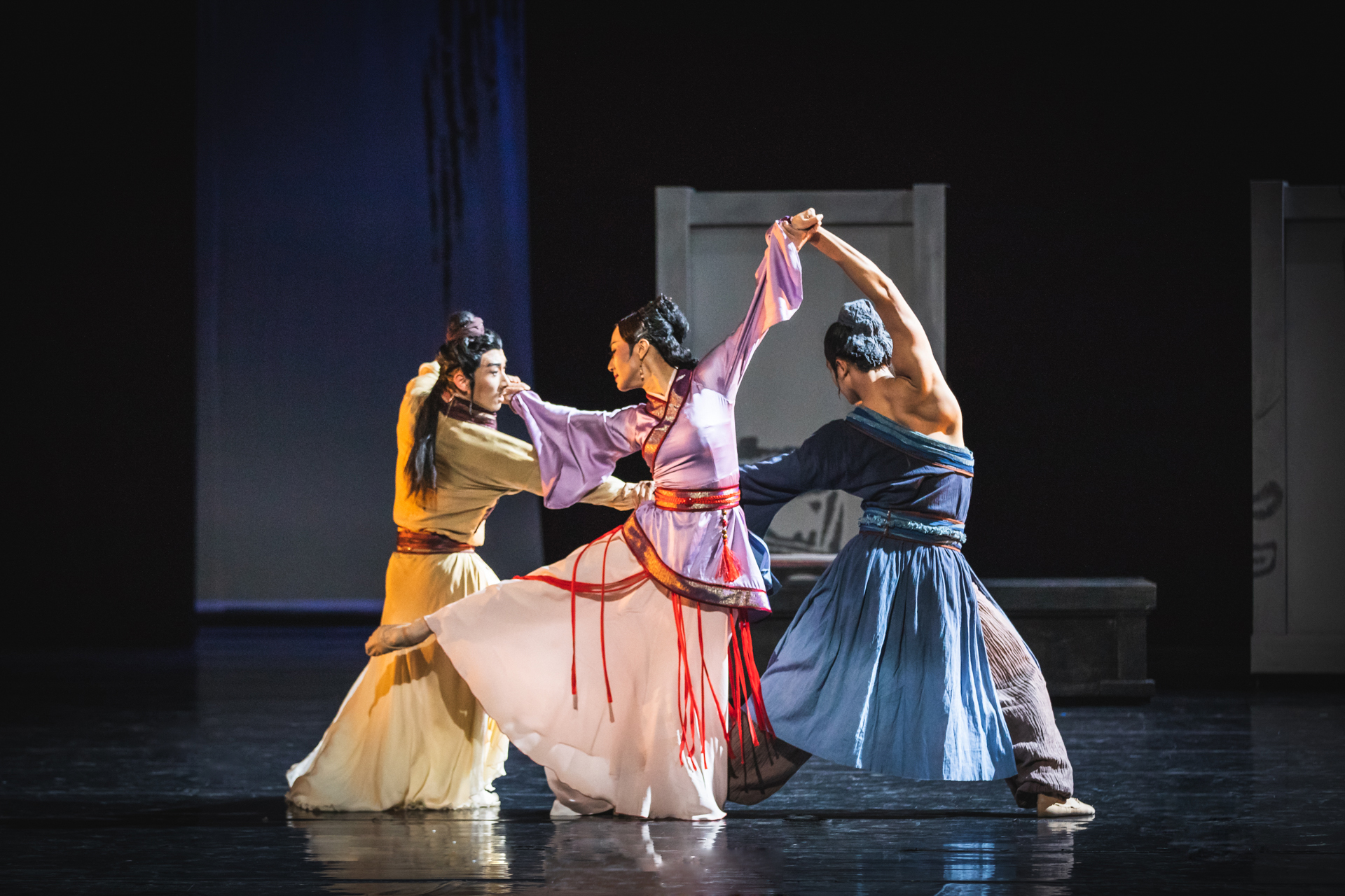 朱晗,陈伟科舞剧作品《伯牙绝弦》成功上演