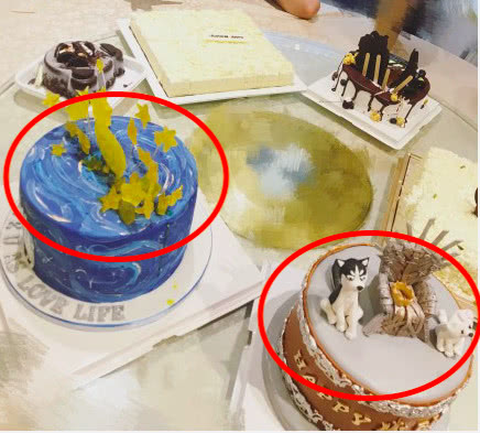 张若昀生日照曝光,蛋糕充满狗粮味,唐艺昕不在